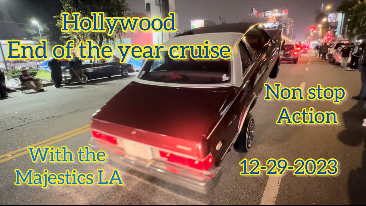 Hollywood End Of The Year cruise! Baddest cruise of 2023  12-29-2024 #cruising