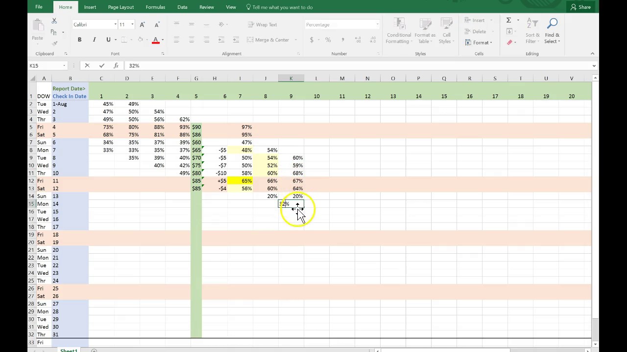 Hotel Revenue Management - How to track demand Part 4 Changing Rates Daily