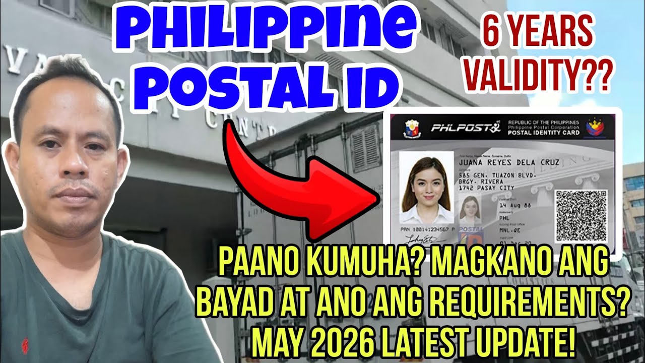 ✅️PAANO KUMUHA NG PHILIPPINE POSTAL ID NGAYON? REQUIREMENTS, MAGKANO ANG BAYAD & ILAN ARAW MAKUHA?