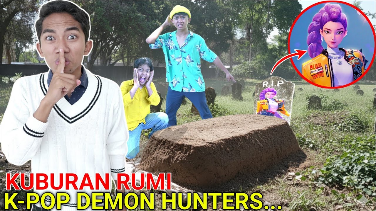 ASTAGA! KENAPA ADA KUBURAN RUMI KPOP DEMON HUNTER DIDUNIA NYATA?😱 | Mikael TubeHD