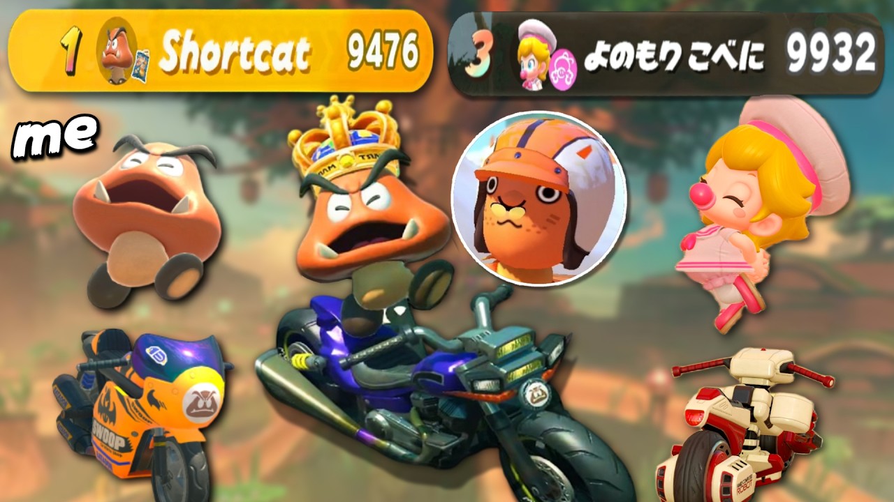 Attempting to Beat Shortcat's PEAK VR in Mario Kart World (ft. 9900 VR Player)