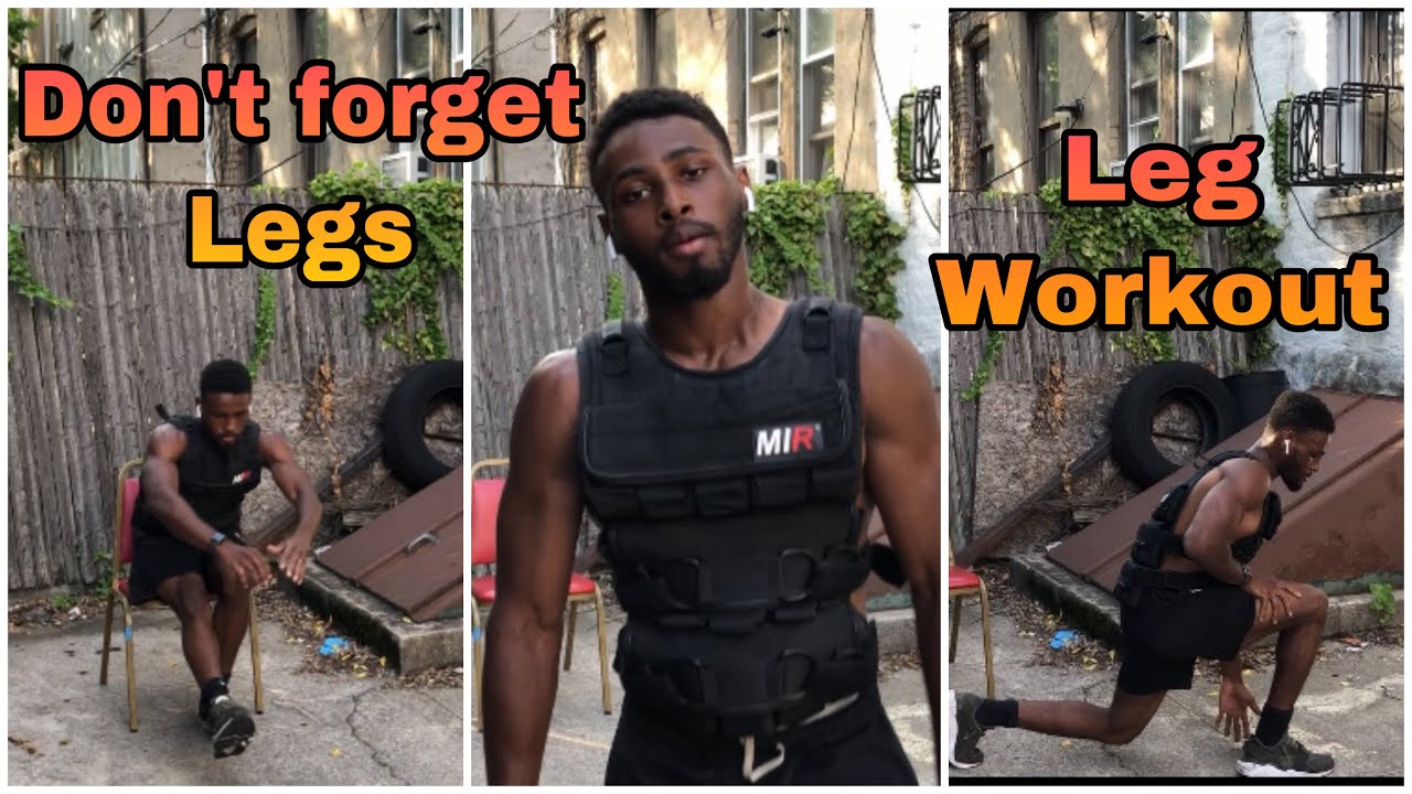 Leg Workout | Weighted Calisthenics | MIR Weighted Vest | Strength Building | Home Training