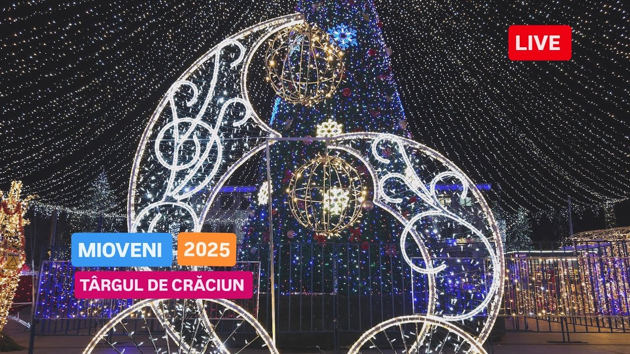 🔴 LIVE din MIOVENI, ARGEȘ , ROMÂNIA - TÂRGUL DE CRĂCIUN 2025 !