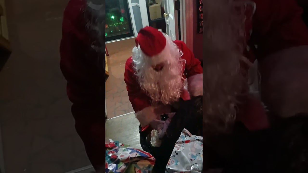 chicos vino santa 😱😱