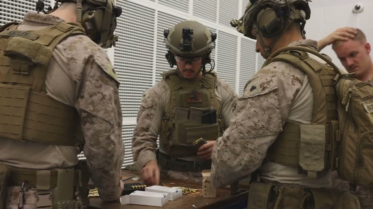 RANGE DAY with U.S. Marines and British Royal Marine Commandos