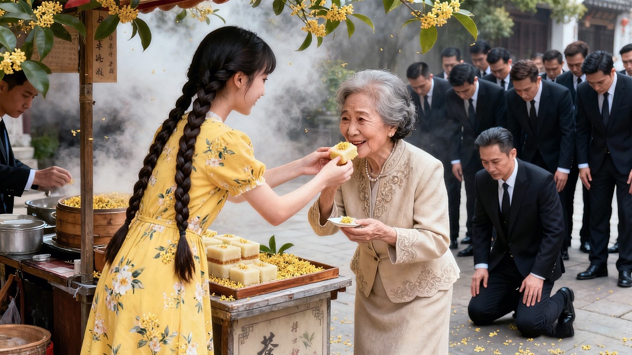 首富夫人嘗了口路邊的桂花糕瞬間驚豔，殊不知眼前的女孩是她的親女兒，得知真相後立馬帶回家寵成公主！PJDJ