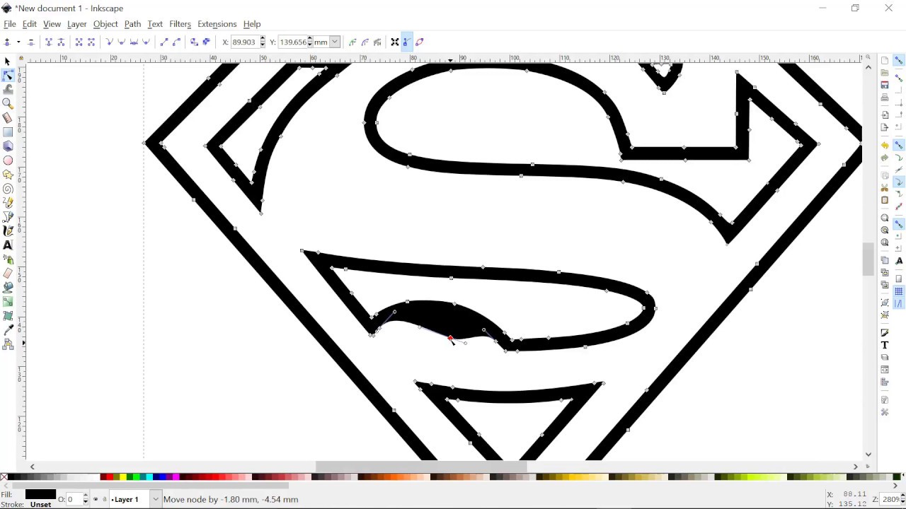 How to use Inkscape to create an SVG file