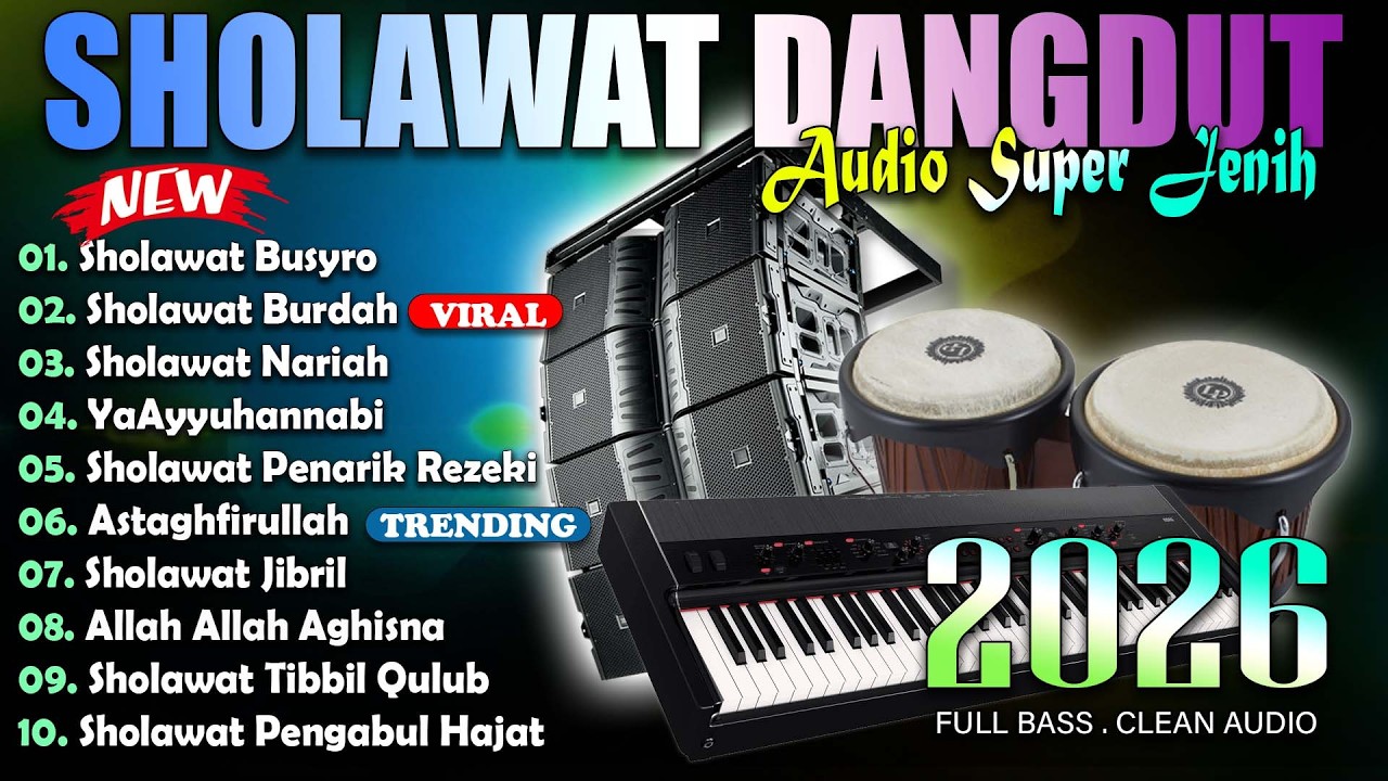 SHOLAWAT JIBRIL PEMIKAT REZEKI TAK TERDUGA | Sholawat Nariyah, Sholawat Busyro | SHOLAWAT TERPOPULER