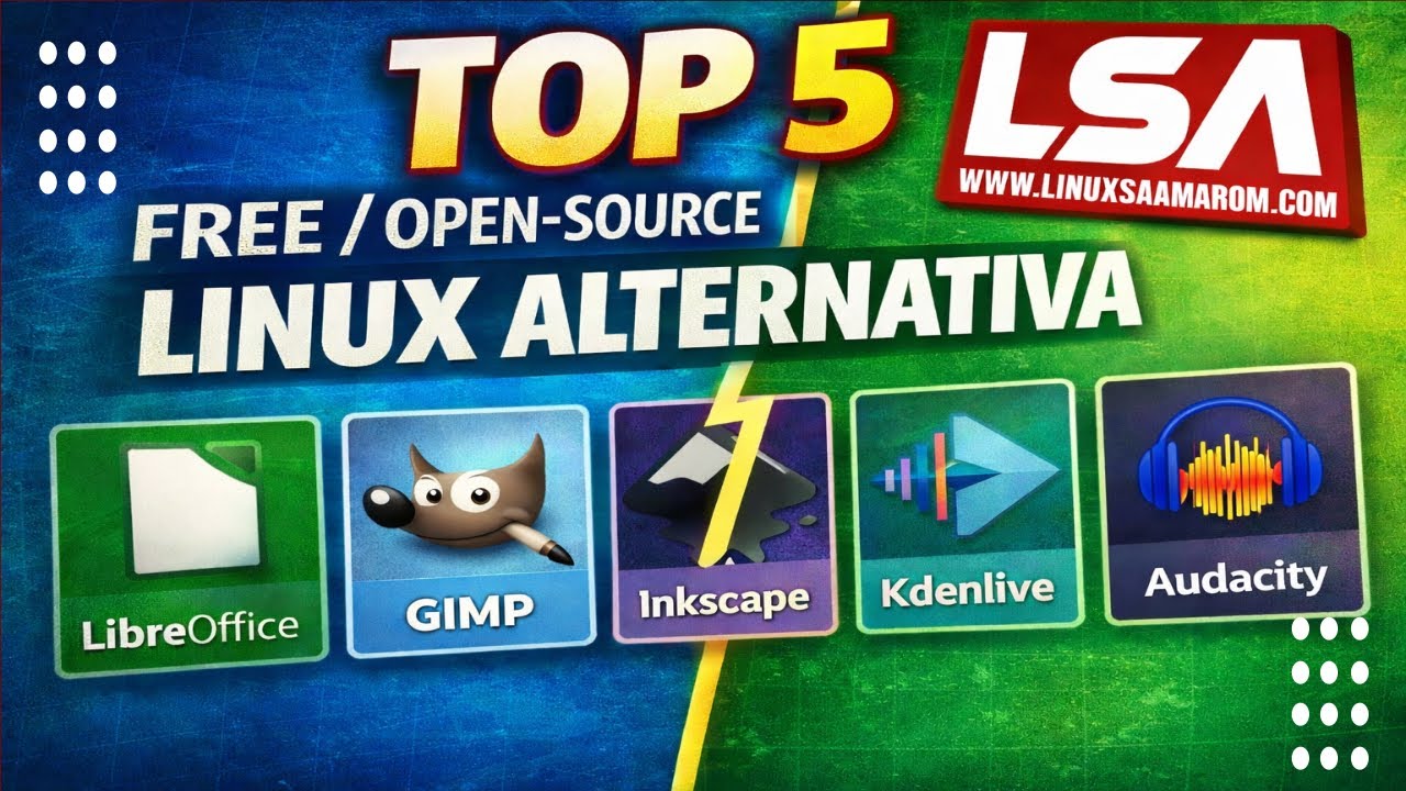 Top 5 Linux alternativa koje ja svakodnevno koristim?
