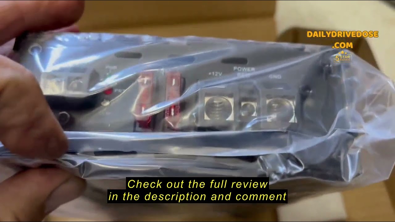 Review PLINIUS PHF1000D car Audio Amplifier Monoblock Class D MOSFER 1000 watts RMS Remote Subwoofer