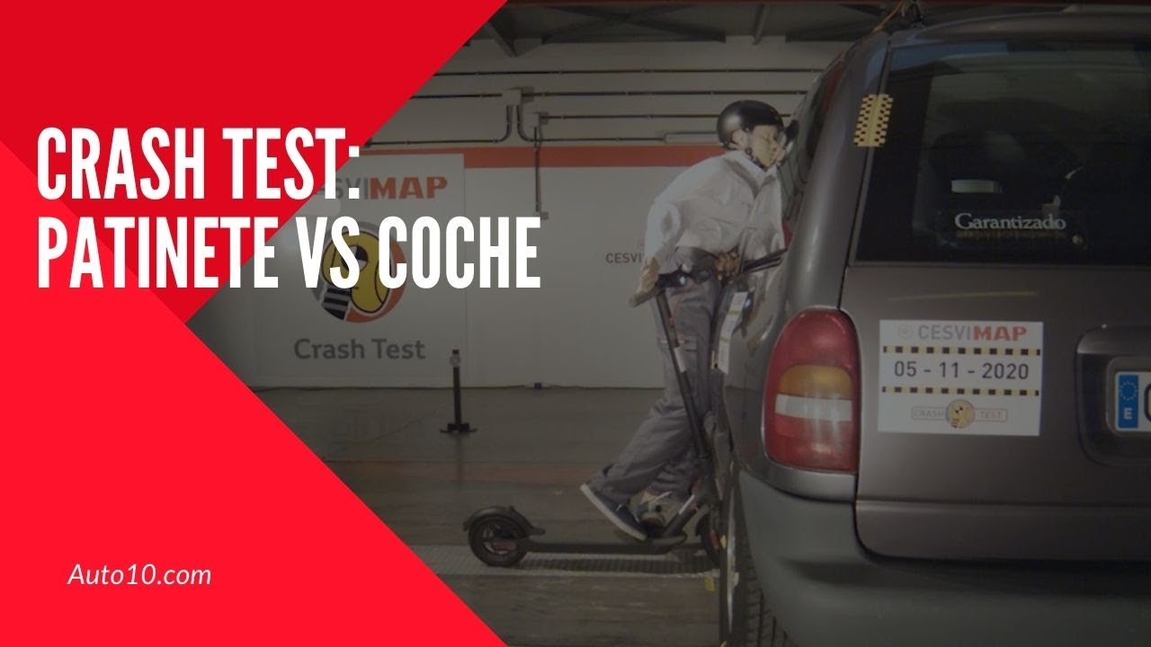 CRASH TEST CESVIMAP: COCHE vs PATINETE | Auto10.com
