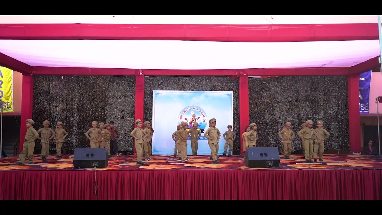 🌟 Energetic Dance by Class 1st A 🕺💃 | Annual Sports Fiesta | Shir Anand H.S. School 🎉