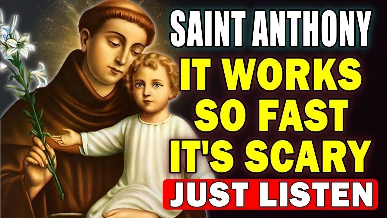 💖Powerful Prayer to SAINT ANTHONY OF PADUA for HEALING (Urgent & Desperate Cases) 🙏