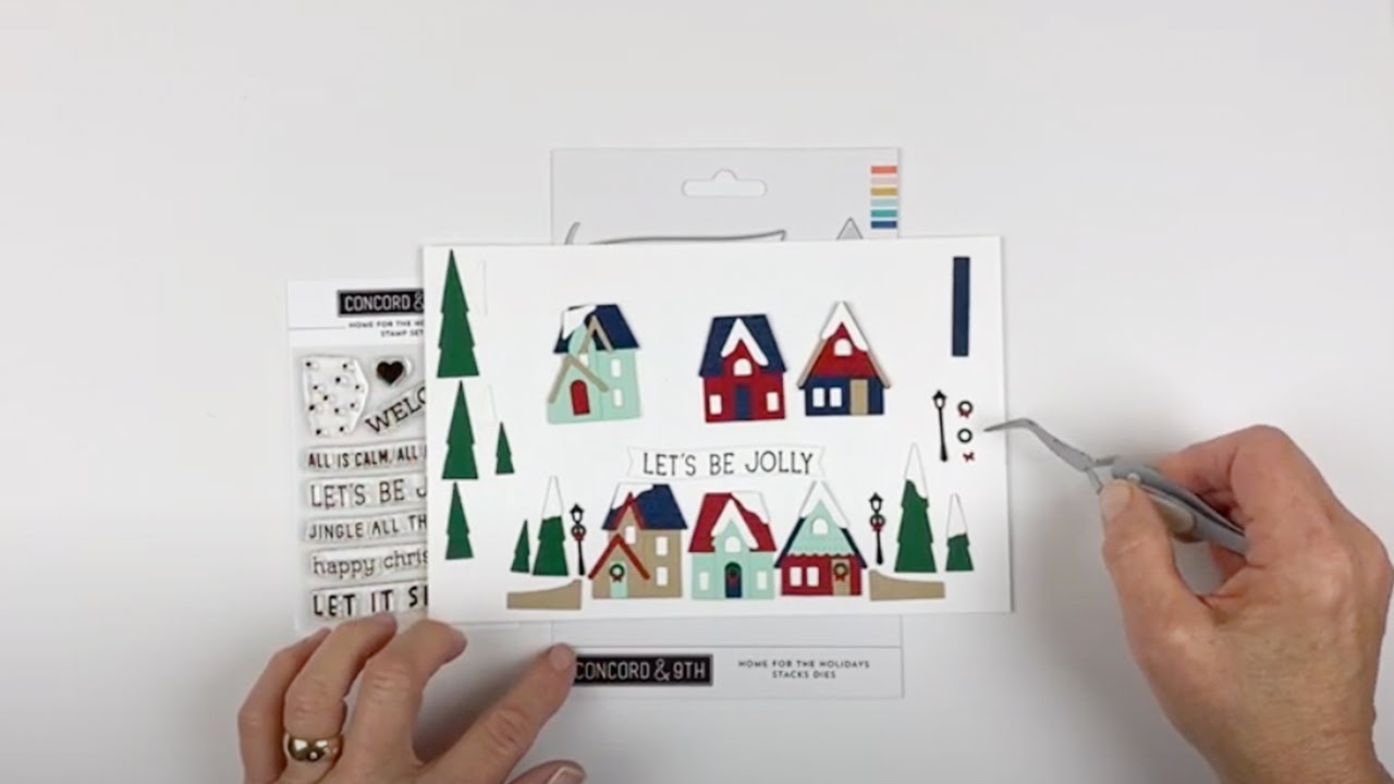 Home For The Holidays Stamp Set and Dies