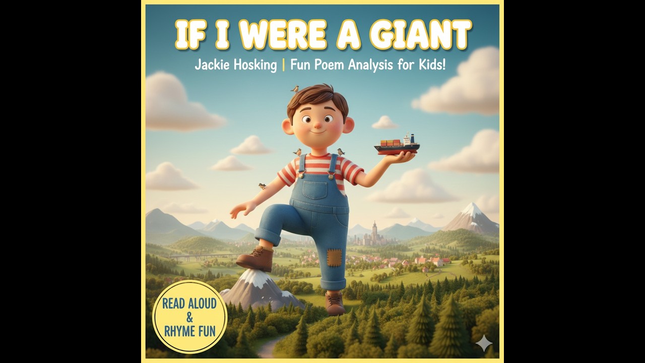 If I Were a Giant by Jackie Hosking | Fun Poem Analysis for Kids!