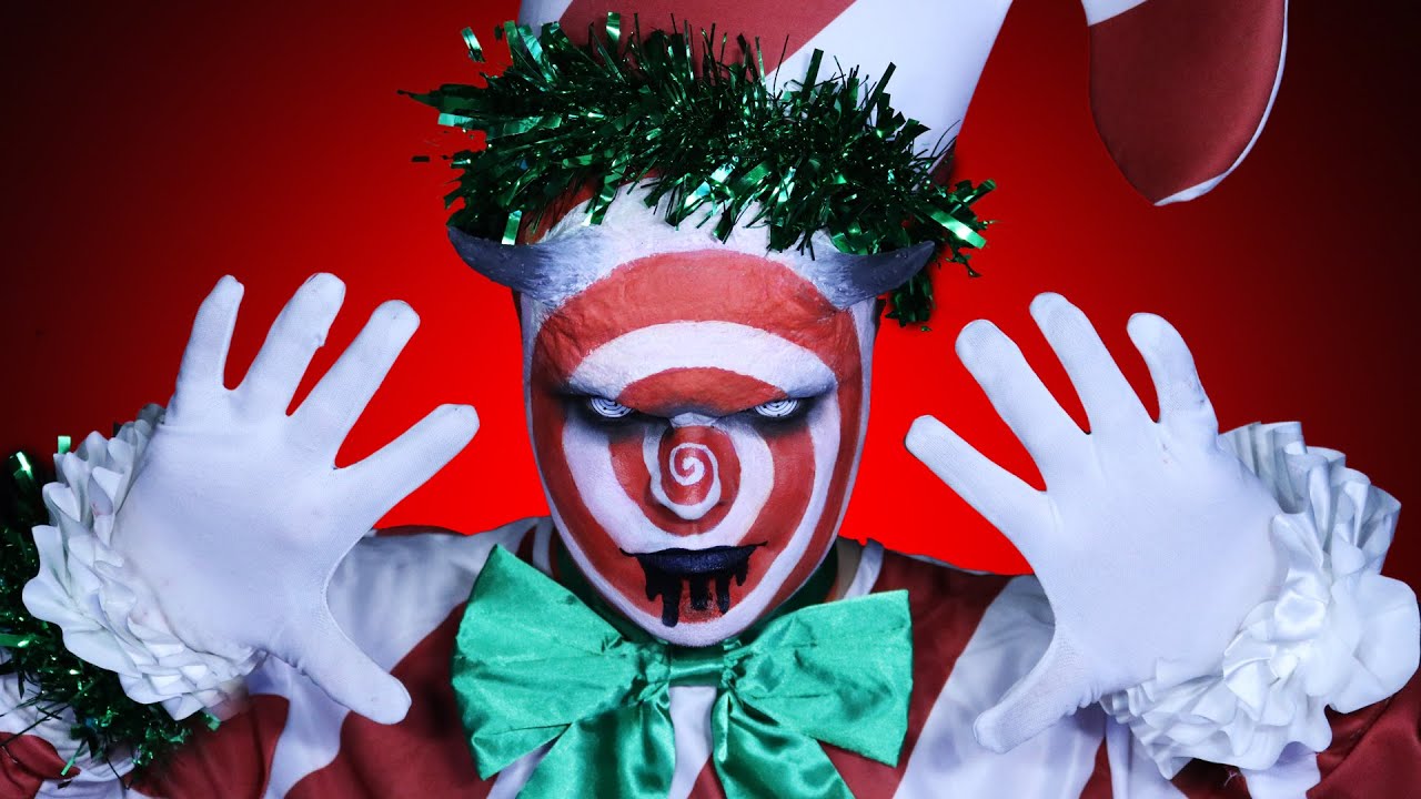 CANDY CANE DEMON - Christmas FX Makeup Tutorial!