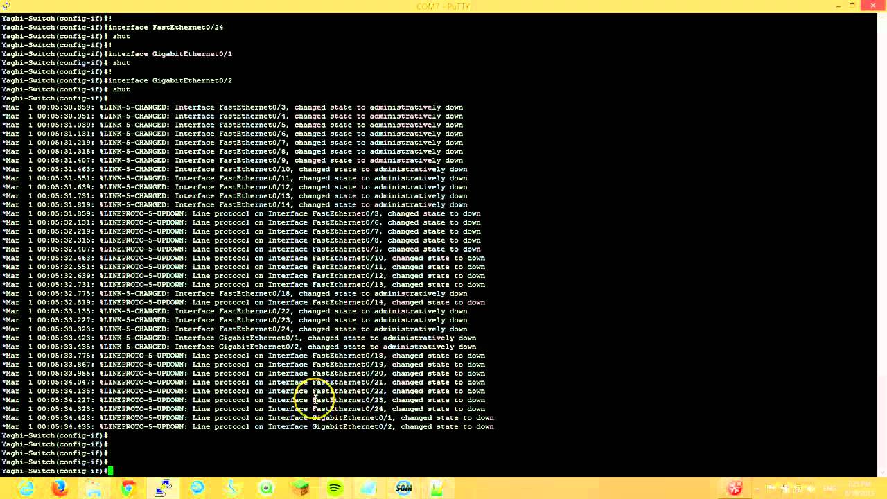 Configuring Cisco Switch