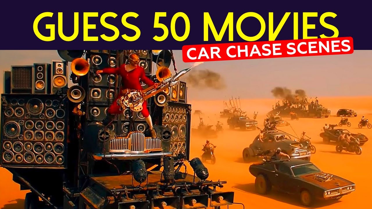 Guess the Movie By The Car Chase Scene: 50 Iconic Films Quiz
