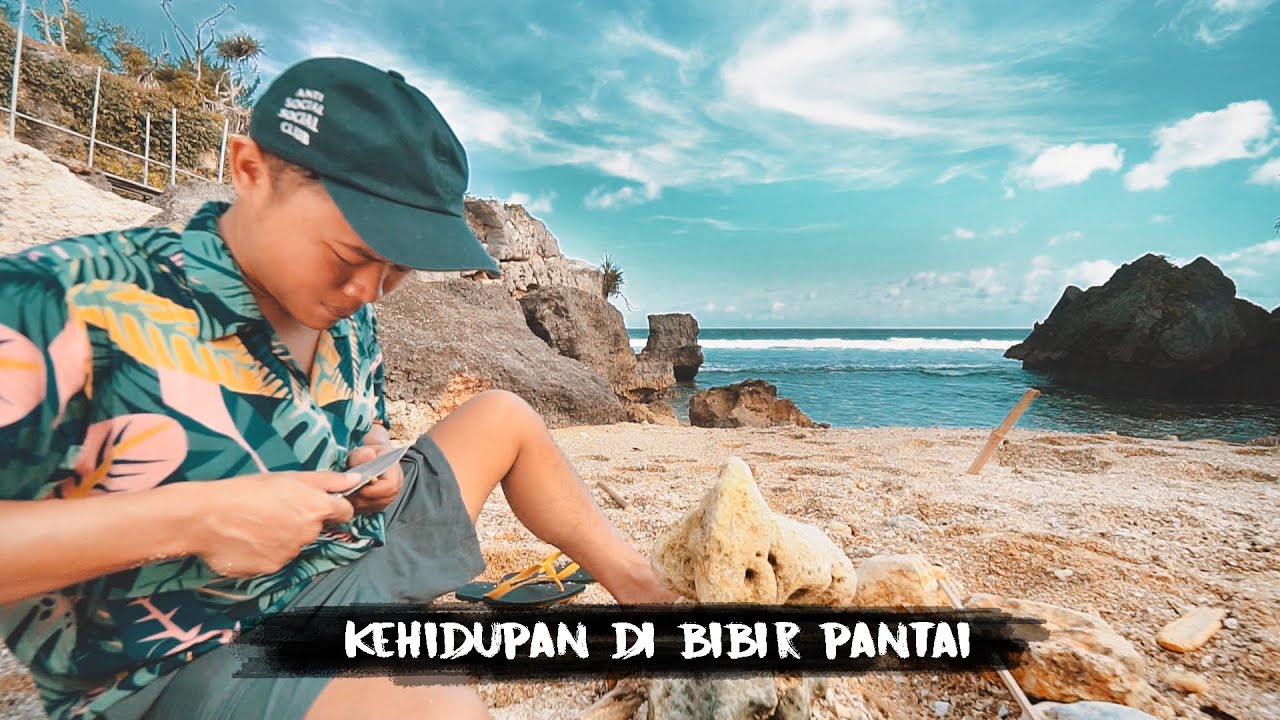 CAMPING DI PANTAI, MASAK SEAFOOD DAN MENIKMATI OMBAK MALAM HARI