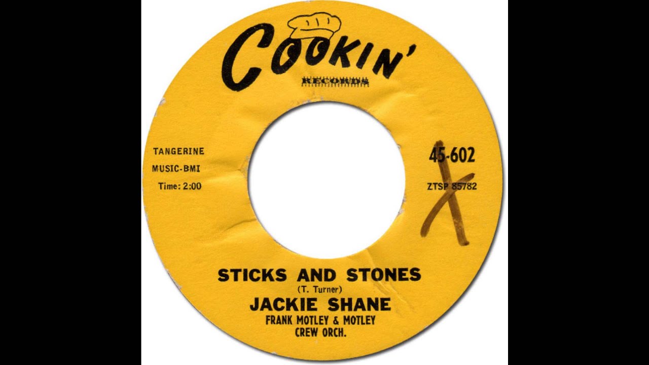 JACKIE SHANE - Sticks & Stones [Cookin' 602] 1963