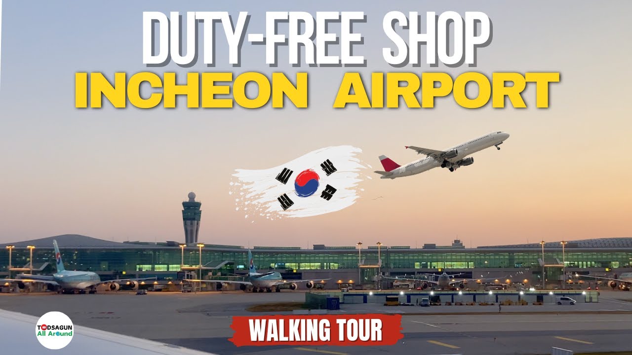 🇰🇷 Walk around duty-free store at Incheon International Airport Terminal 1, Korea [4K]