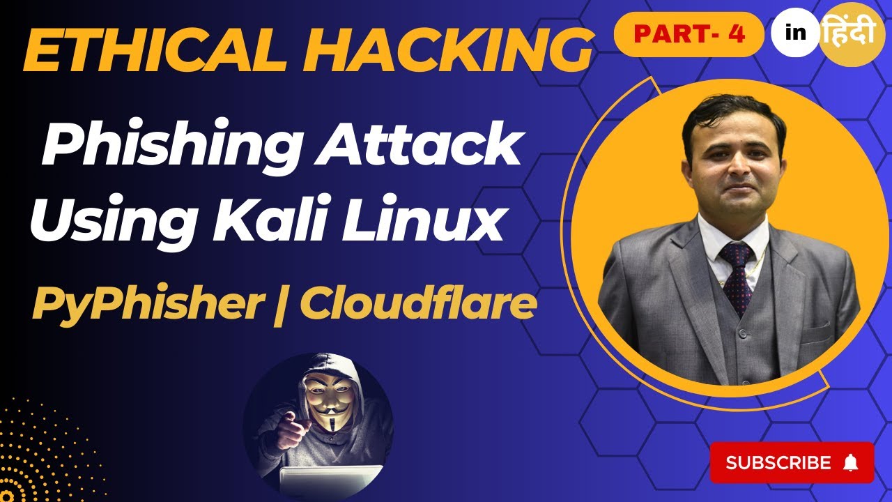 Ethical Hacking | PyPhisher | Cloudflare | Phishing Attack Using Kali Linux | Social Engineering