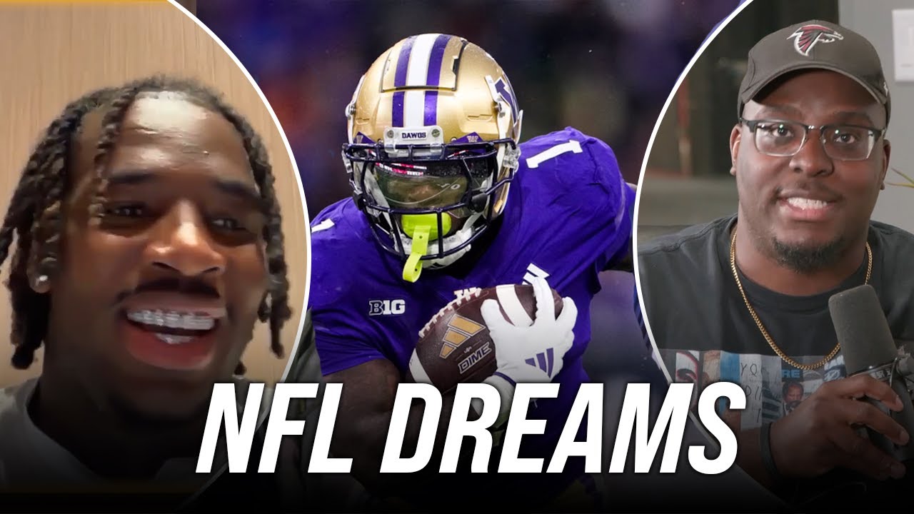 Jonah Coleman Talks NFL Draft and Washington Husky Season