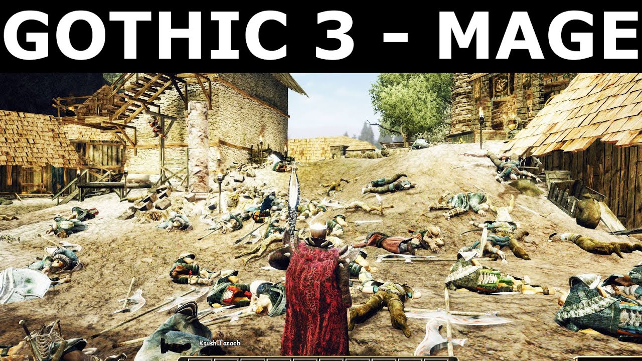 Gothic 3 Gameplay - Mage And Magic Spells (Gothic 3 Enhanced Edition v1.75)