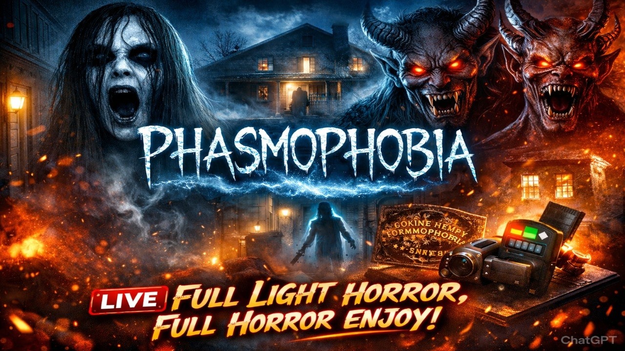 Phasmophobia LIVE 🔴 | Ghost Hunting Gone Wrong 😱 | 24x7 Horror