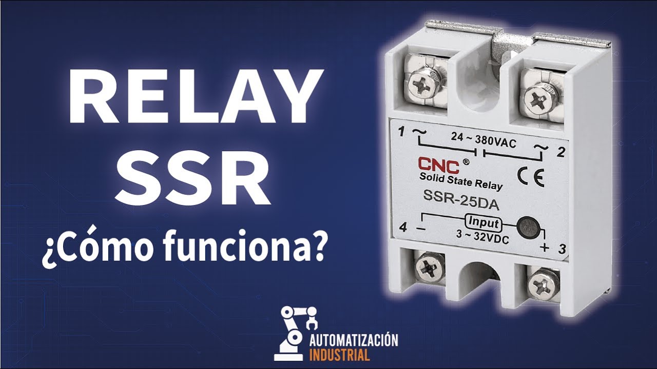 ✔️ Como Funciona un RELE SSR | Que es un Relevador de Estado Solido