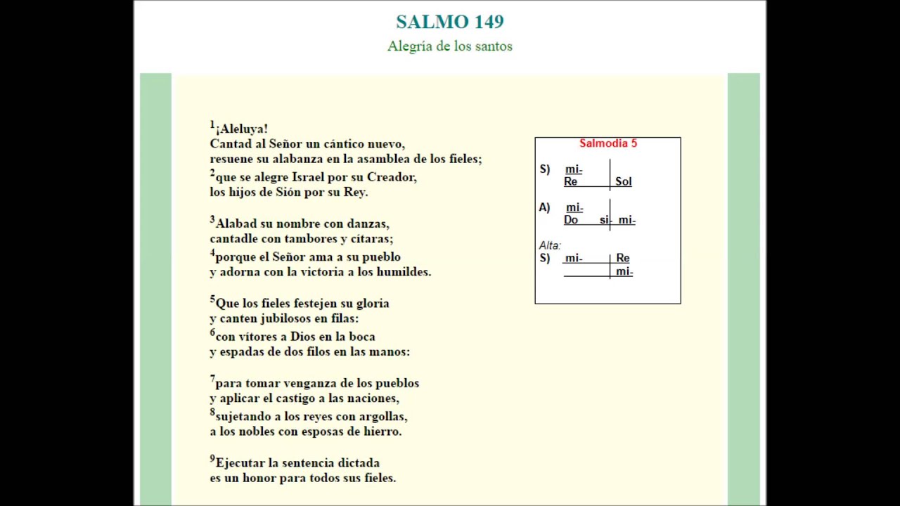 Salmodia Camino Neocatecumenal 5