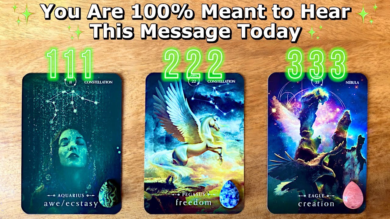 🔮 You Are 💯% Meant to Hear This Today 🔮 Timeless Pick a Card Reading 🔮