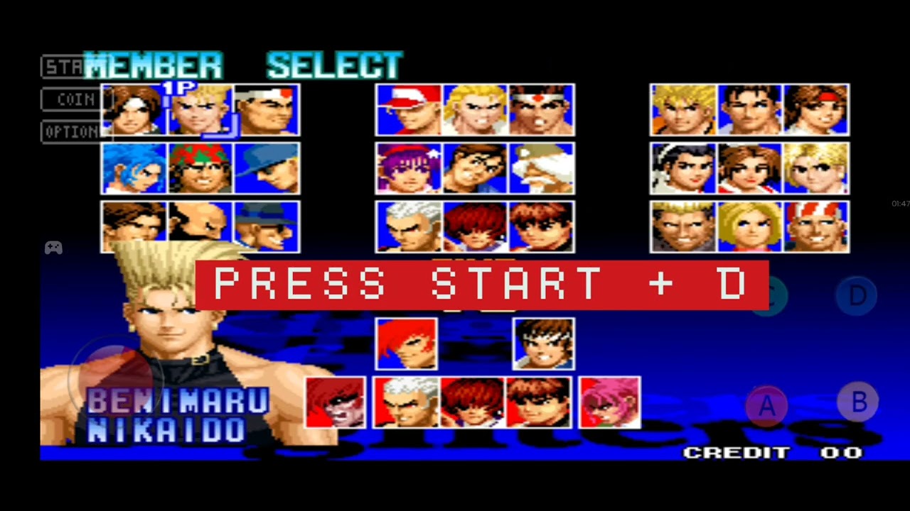 KOF 97': Kyo 97' y Kyo Kusanagi (versión 94')