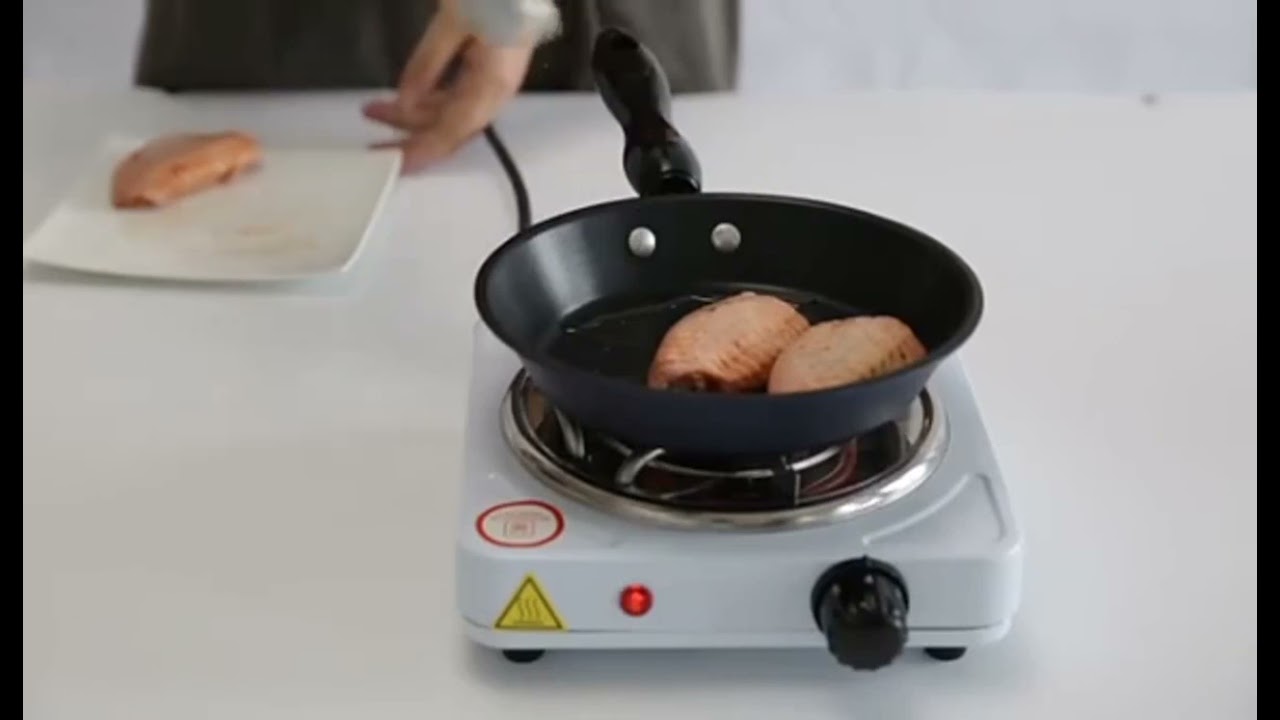 Fog&atilde;o El&eacute;trico Port&aacute;til 1 Boca 110v e 220v Para Camping, Cozinha.