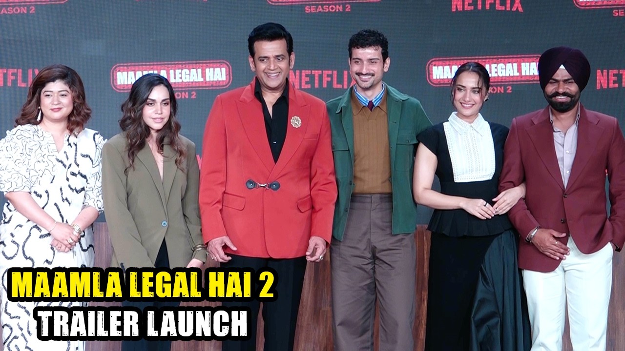 Maamla Legel Hai S2 Trailer Launch: Ravi Kishan, Anjum Batra, Kusha Kapila & Others