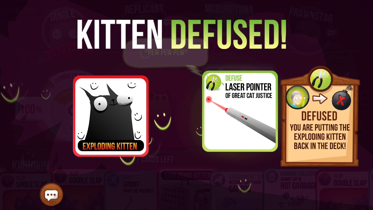 Exploding Kittens! Streaking deck gameplay (1)