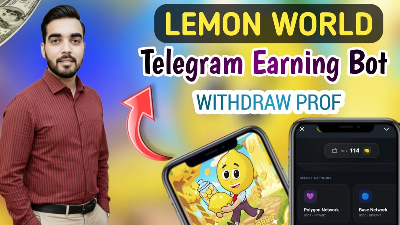 Lemon World Telegram Earning Bot | Mr AB