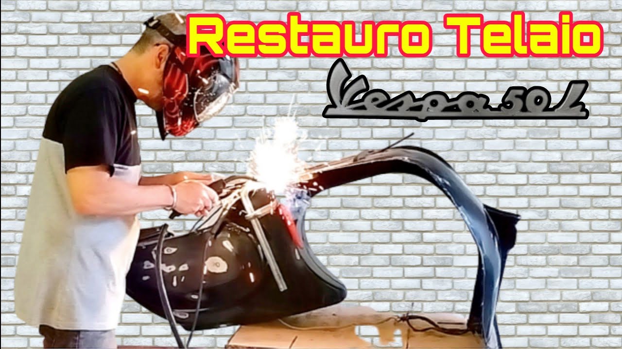 Prepariamo il telaio per il fondo e la verniciatura -Full Restoration Piaggio Vespa 50 L-Part 2