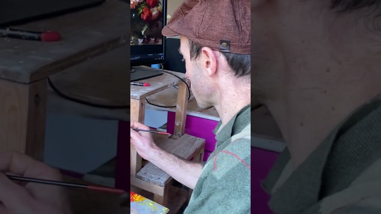 This is how I start my painting🙂 Как я начинаю свою живопись #oilpainting