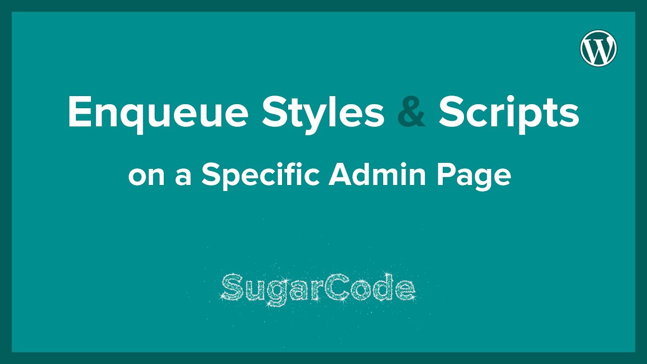Enqueue scripts/styles on a specific admin page in WordPress
