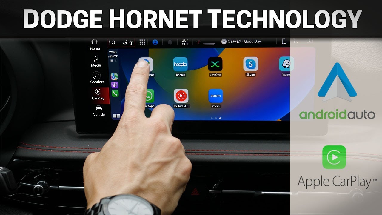 uConnect 5 в Dodge Hornet | Android Auto, Apple CarPlay и многое другое!