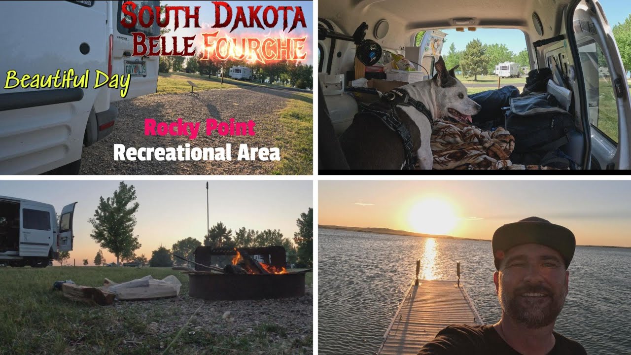 Rocky Point Recreational Area Campground Belle Fourche South Dakota !st Night @ Camp AFT 2024🔥🆙