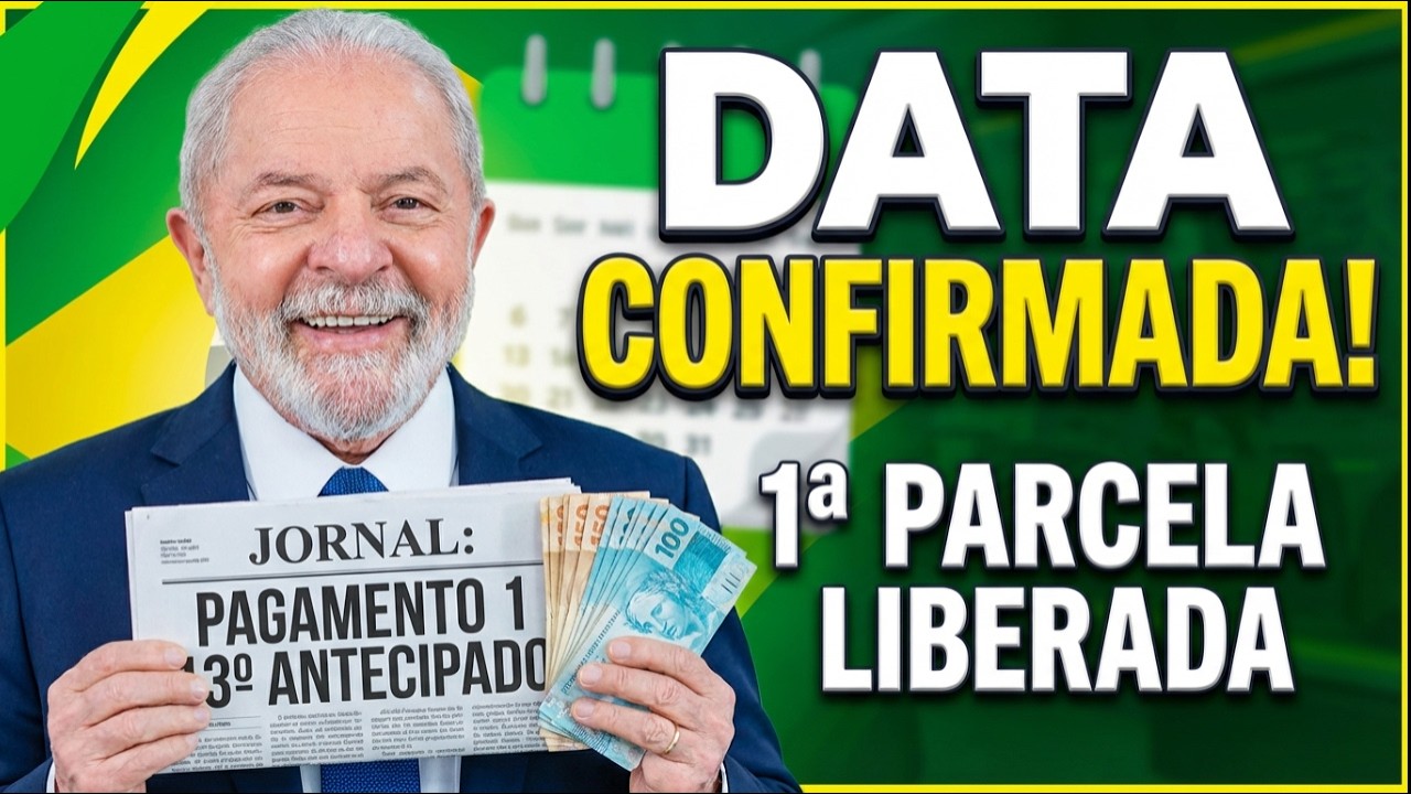 SAIU no JORNAL: DATA da 1 PARCELA de PAGAMENTO ANTECIPADO 13 sal&aacute;rio INSS para APOSENTADOS