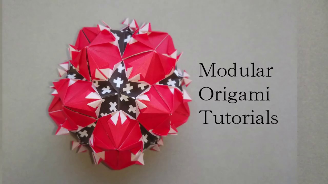 【折り紙】くす玉 Origami Modular Kusudama