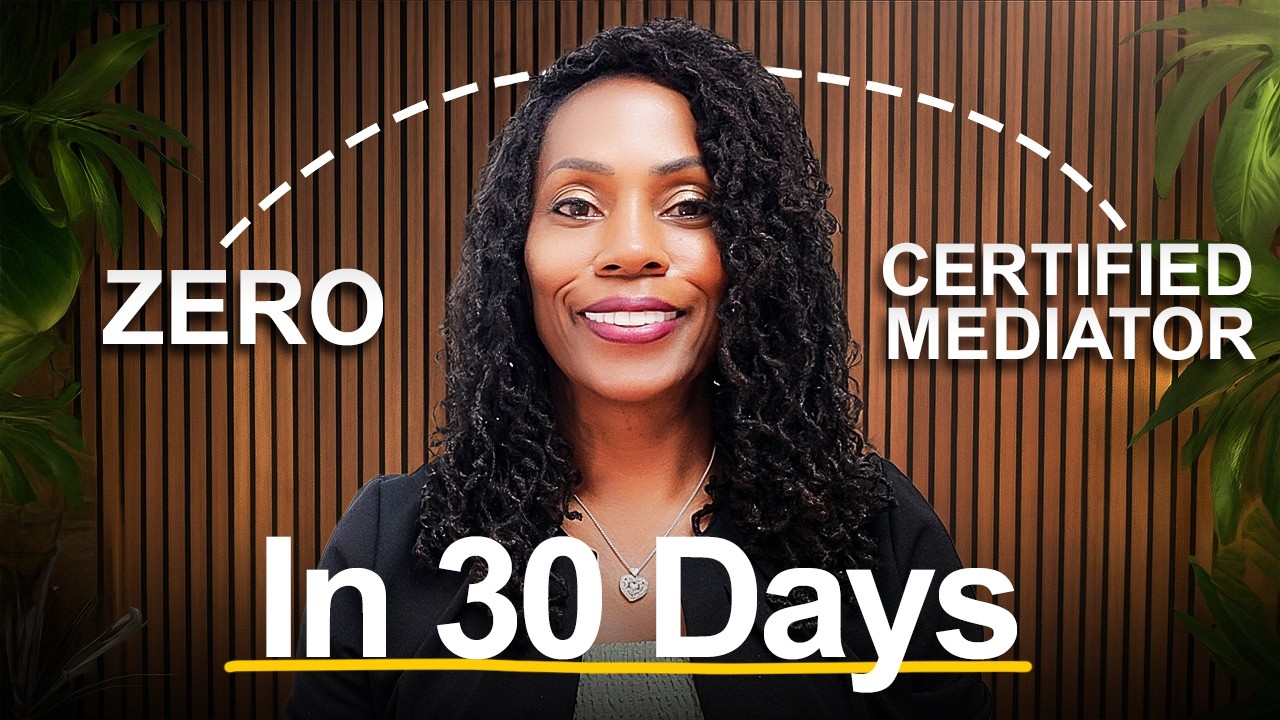 How to Become a Certified Mediator in 30 Days (No Law School Required)