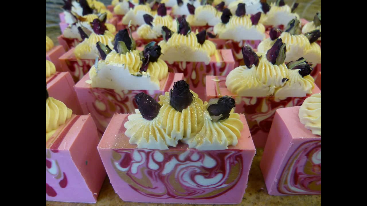 Making Garden of Eden Creme Silk Soap