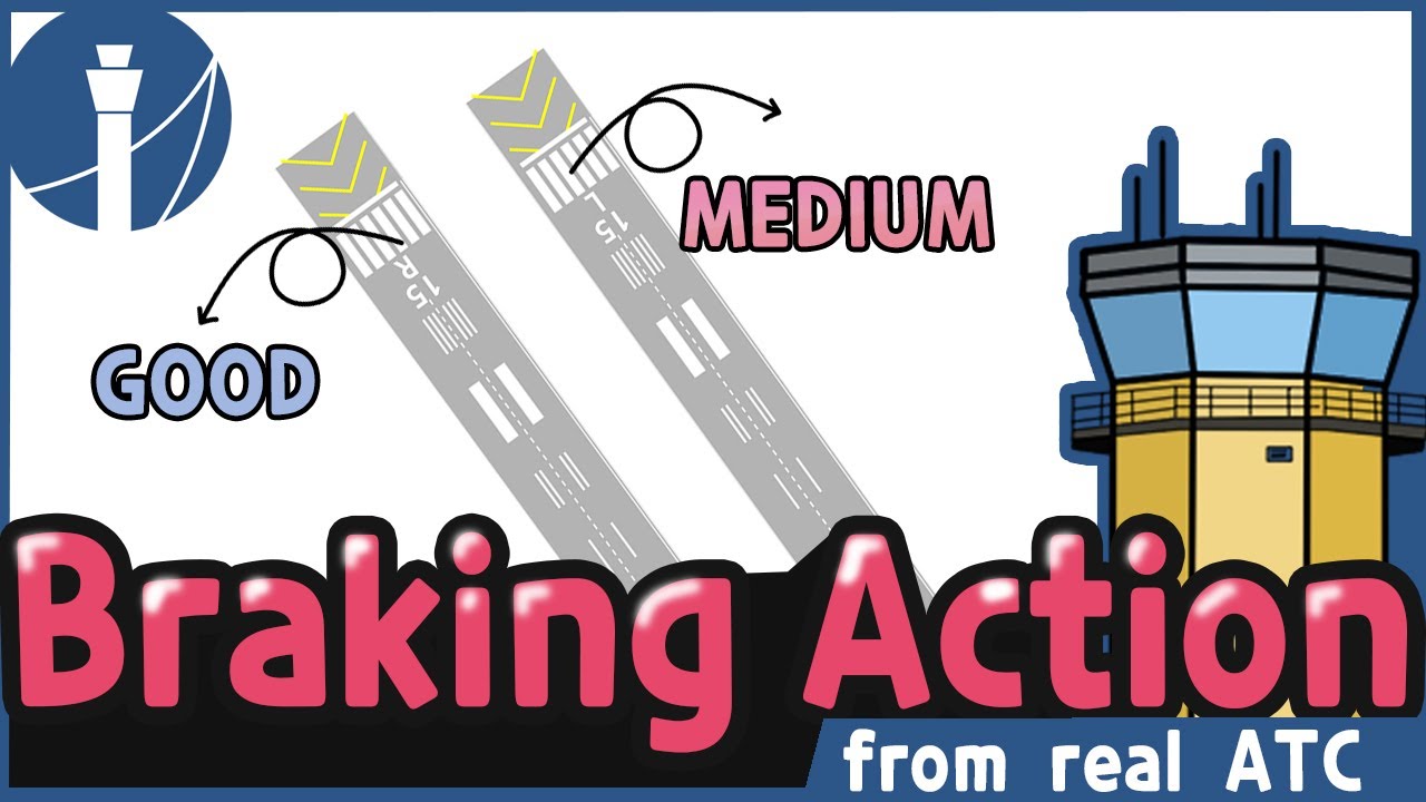 How air traffic controllers handle the braking action ? [atc for you]
