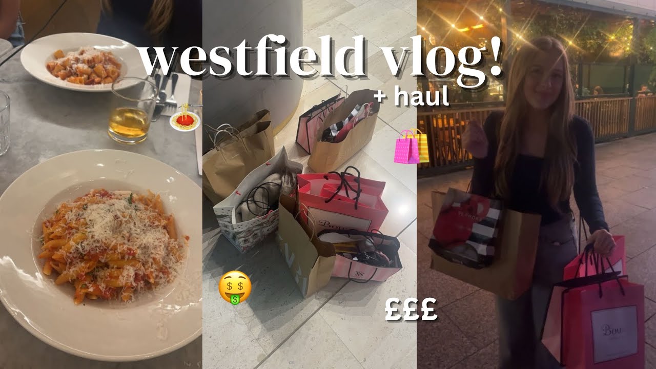 westfield vlog + haul👛 zara, stradivarius, VS ect