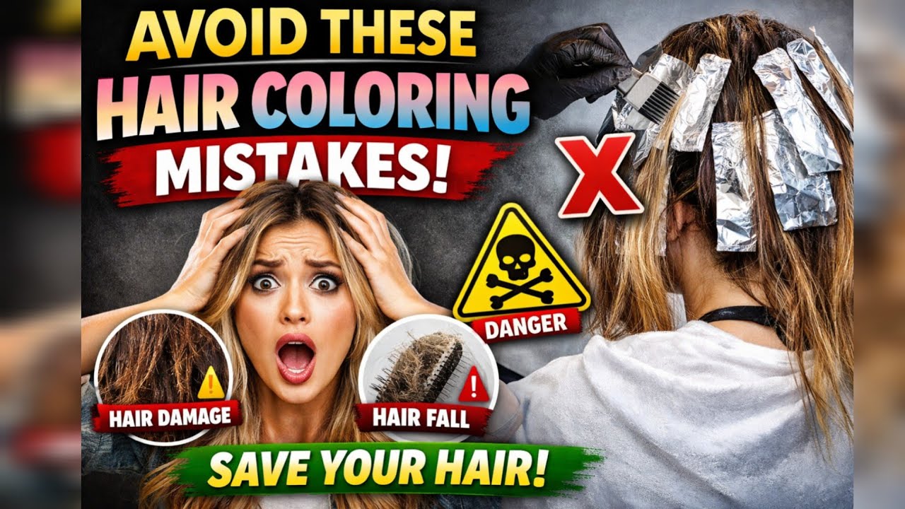 Avoid These Hair Coloring Mistakes ❌ | Hair Damage Prevention Tips | Natural Medications