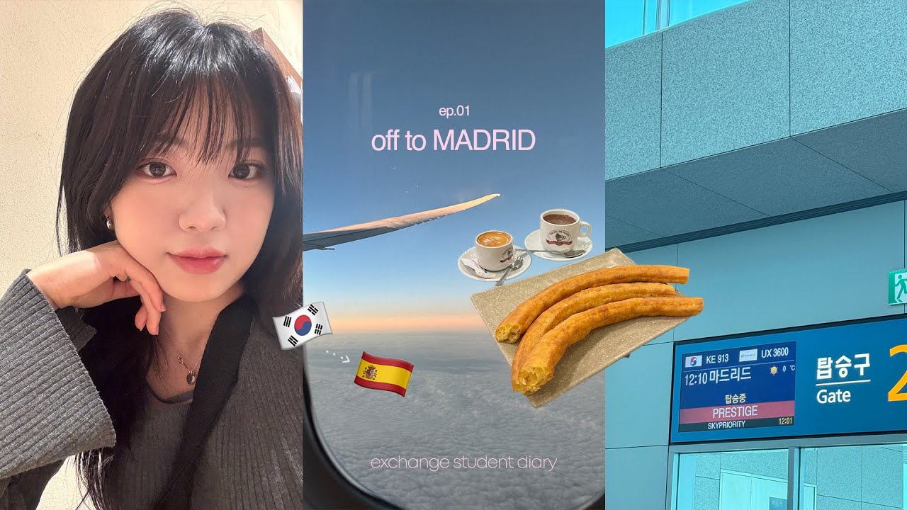 [🇪🇸ep.01] 마드리드 교환학생 출국 브이로그 | 집이 없다고요..?🥲 | 비자 발급부터 3일 안에 마드리드에서 집 구하기까지 | 스페인 마드리드 교환학생 vlog